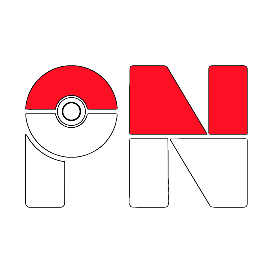 The squared version of the Pokémon News.  This one only features the Poké Ball P and the N from news.
